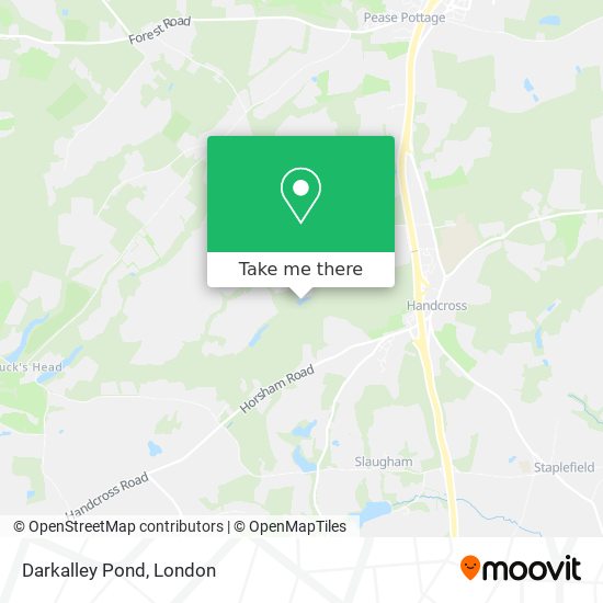 Darkalley Pond map