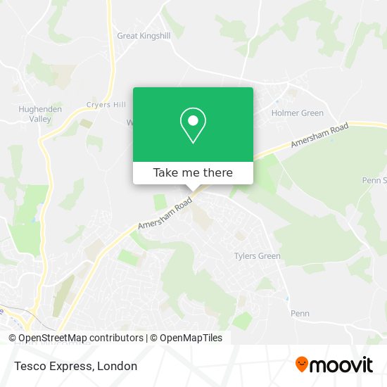 Tesco Express map