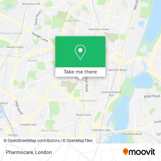 Pharmocare map