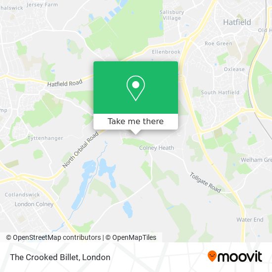 The Crooked Billet map