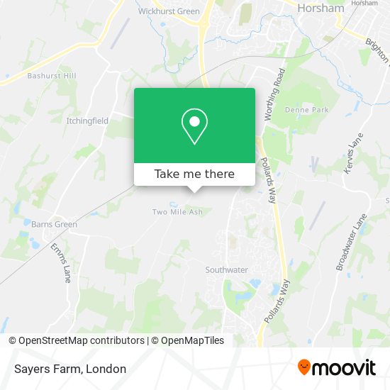 Sayers Farm map