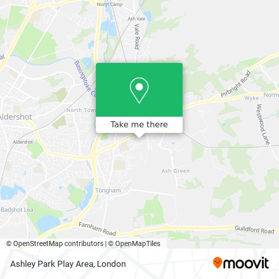 Ashley Park Play Area map