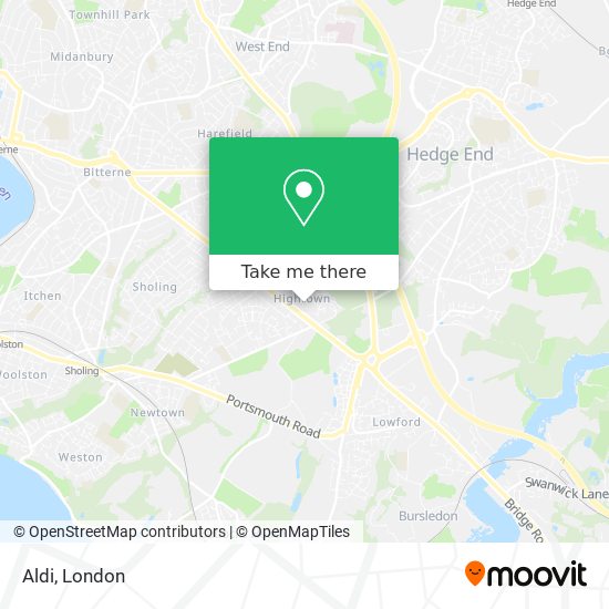 Aldi map