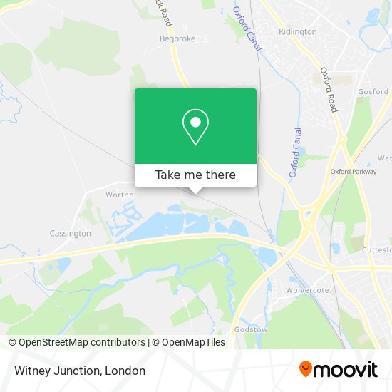 Witney Junction map