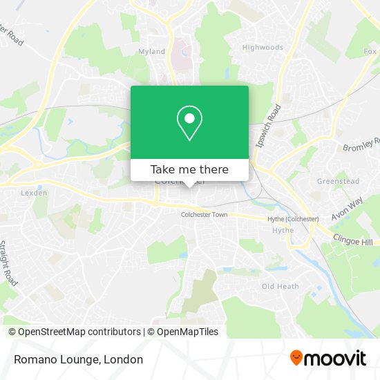 Romano Lounge map