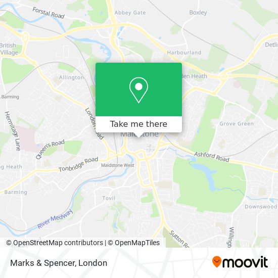 Marks & Spencer map