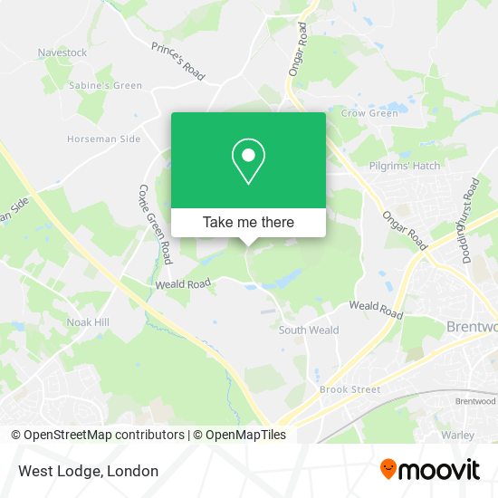 West Lodge map