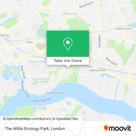 The Wilds Ecology Park map