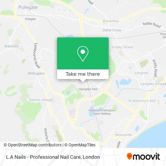 L.A Nails - Professional Nail Care map