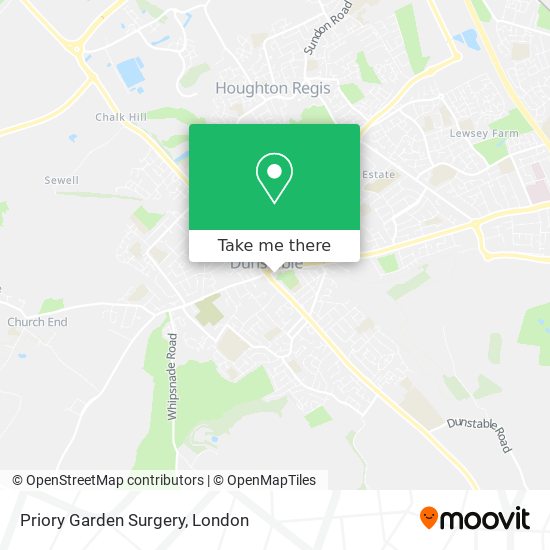 Priory Garden Surgery map