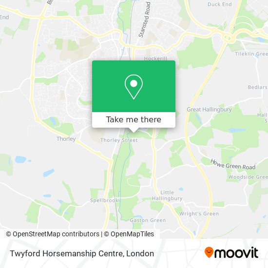 Twyford Horsemanship Centre map