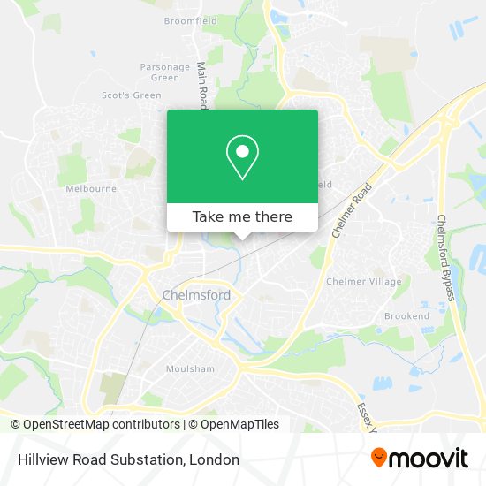 Hillview Road Substation map