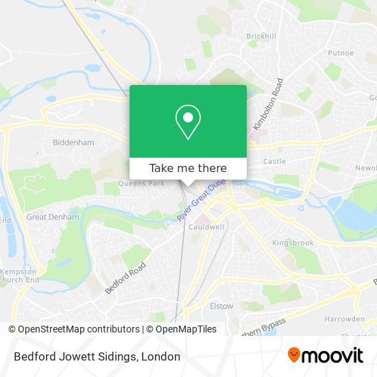 Bedford Jowett Sidings map