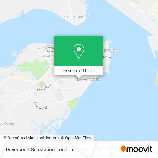 Dovercourt Substation map