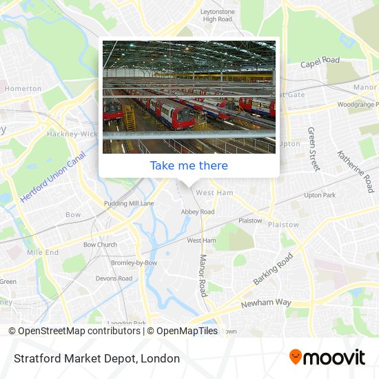Stratford Market Depot map
