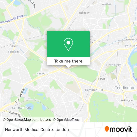 Hanworth Medical Centre map
