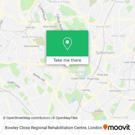 Bowley Close Regional Rehabilitation Centre map