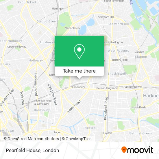 Pearfield House map