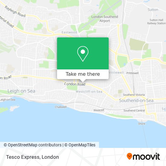 Tesco Express map