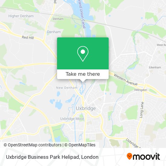 Uxbridge Business Park Helipad map