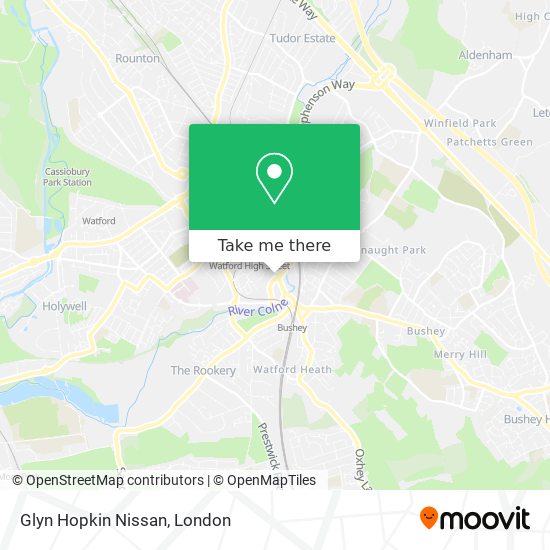 Glyn Hopkin Nissan map