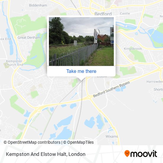 Kempston And Elstow Halt map