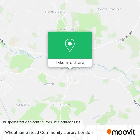 Wheathampstead Community Library map