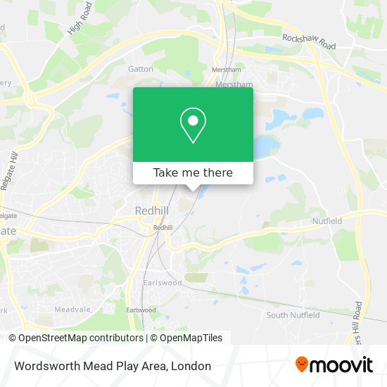 Wordsworth Mead Play Area map