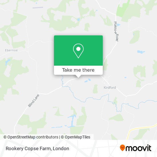 Rookery Copse Farm map