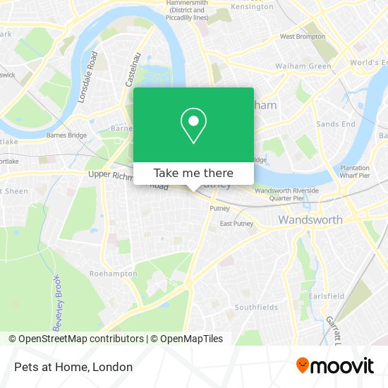 Pets at Home map