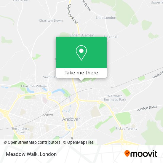 Meadow Walk map