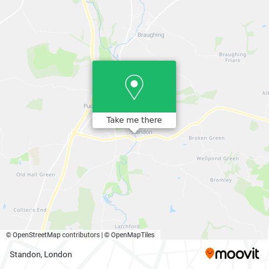 Standon map