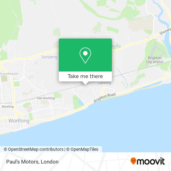 Paul's Motors map