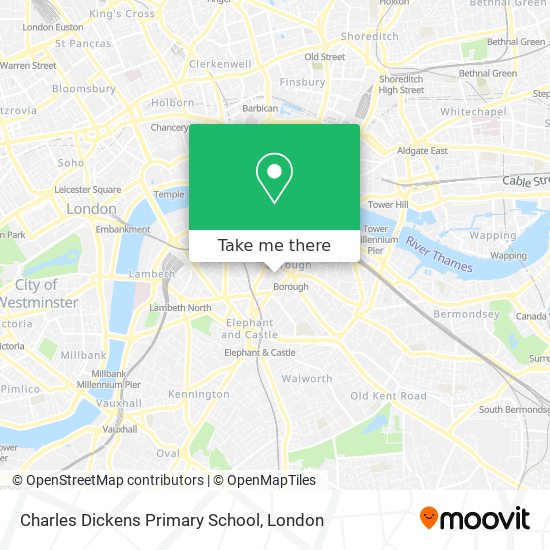 Charles Dickens Primary School map