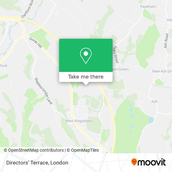 Directors' Terrace map