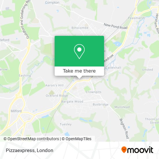 Pizzaexpress map