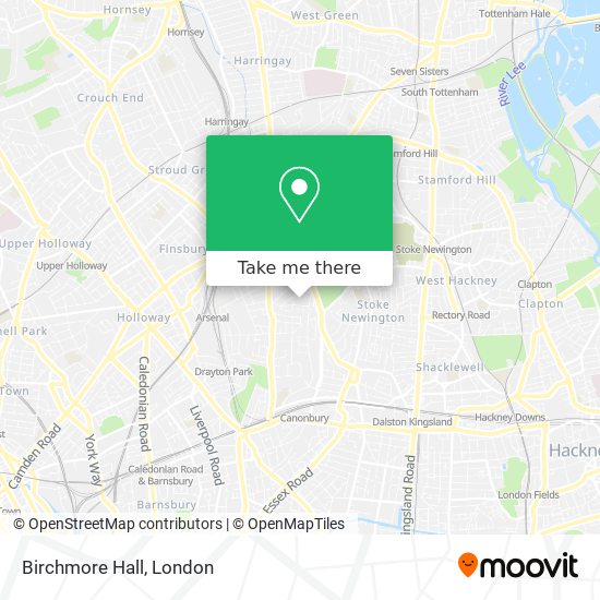 Birchmore Hall map