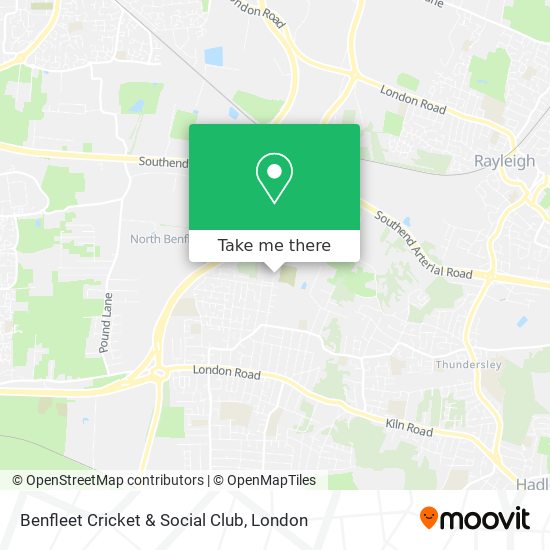 Benfleet Cricket & Social Club map