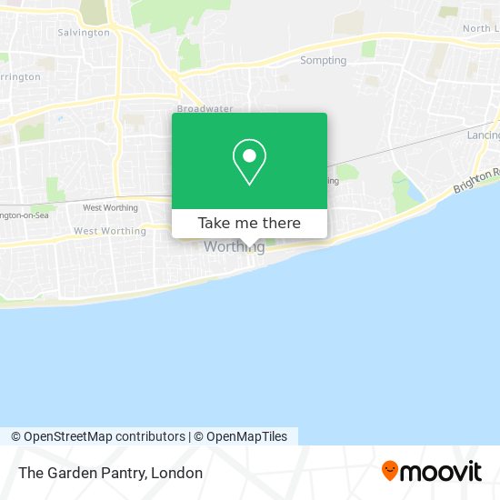 The Garden Pantry map