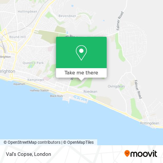 Val's Copse map