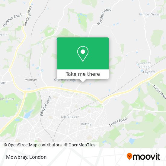 Mowbray map