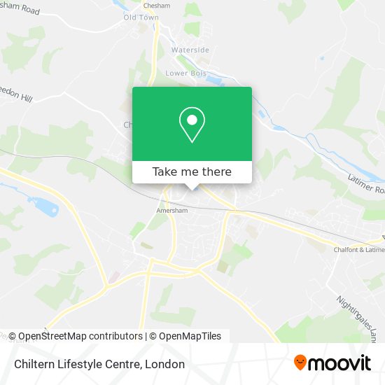 Chiltern Lifestyle Centre map