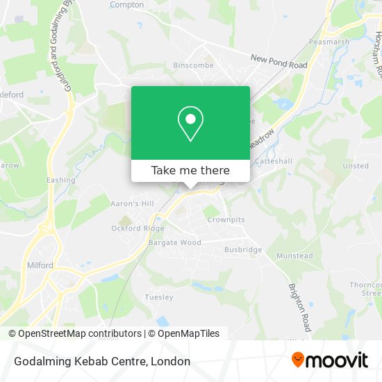 Godalming Kebab Centre map