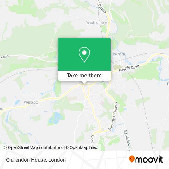Clarendon House map