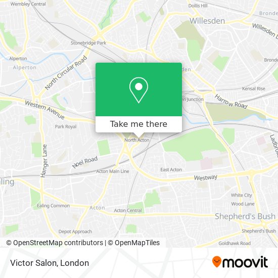 Victor Salon map
