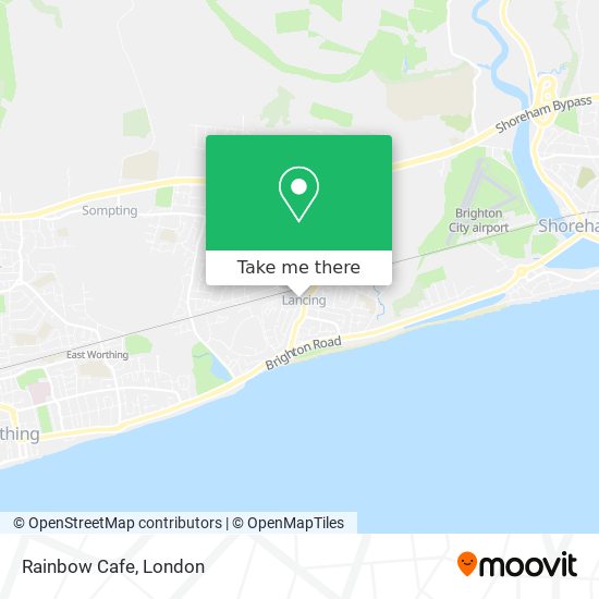 Rainbow Cafe map