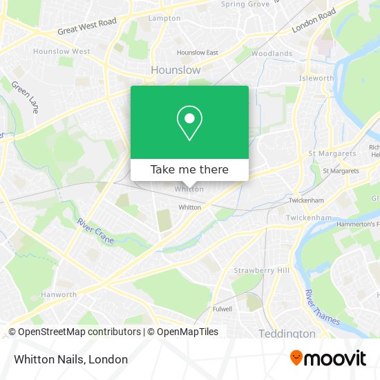 Whitton Nails map