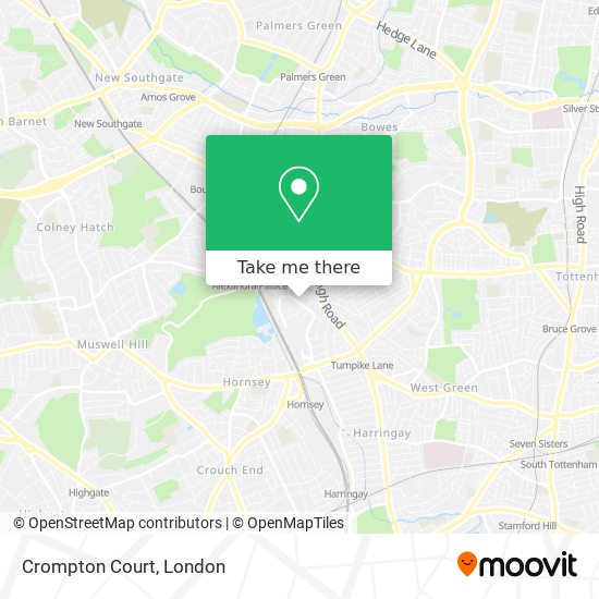 Crompton Court map