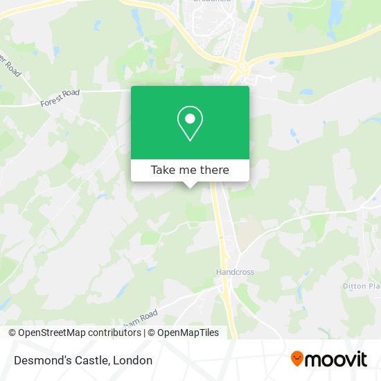 Desmond's Castle map