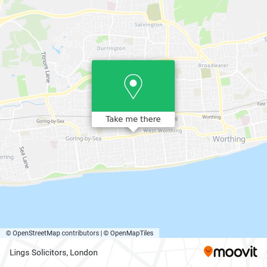 Lings Solicitors map